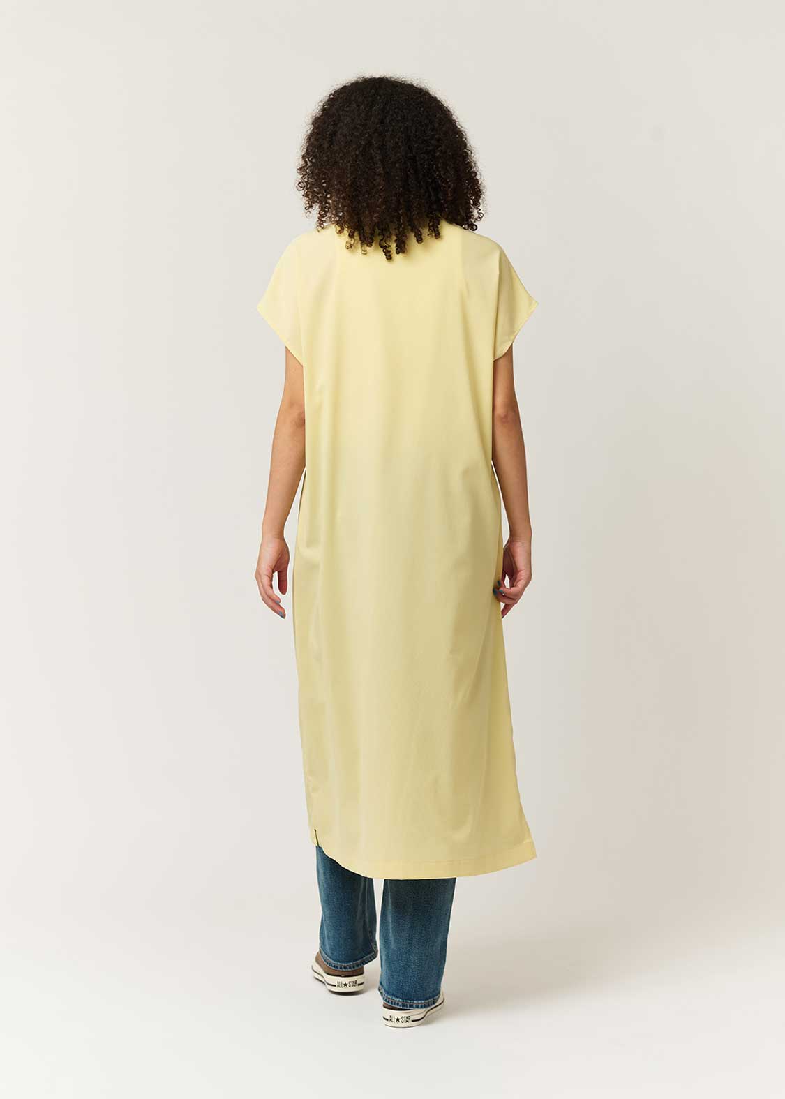 Ikaku | Linen Touch Short Sleeve Shirt Dress - Image 10