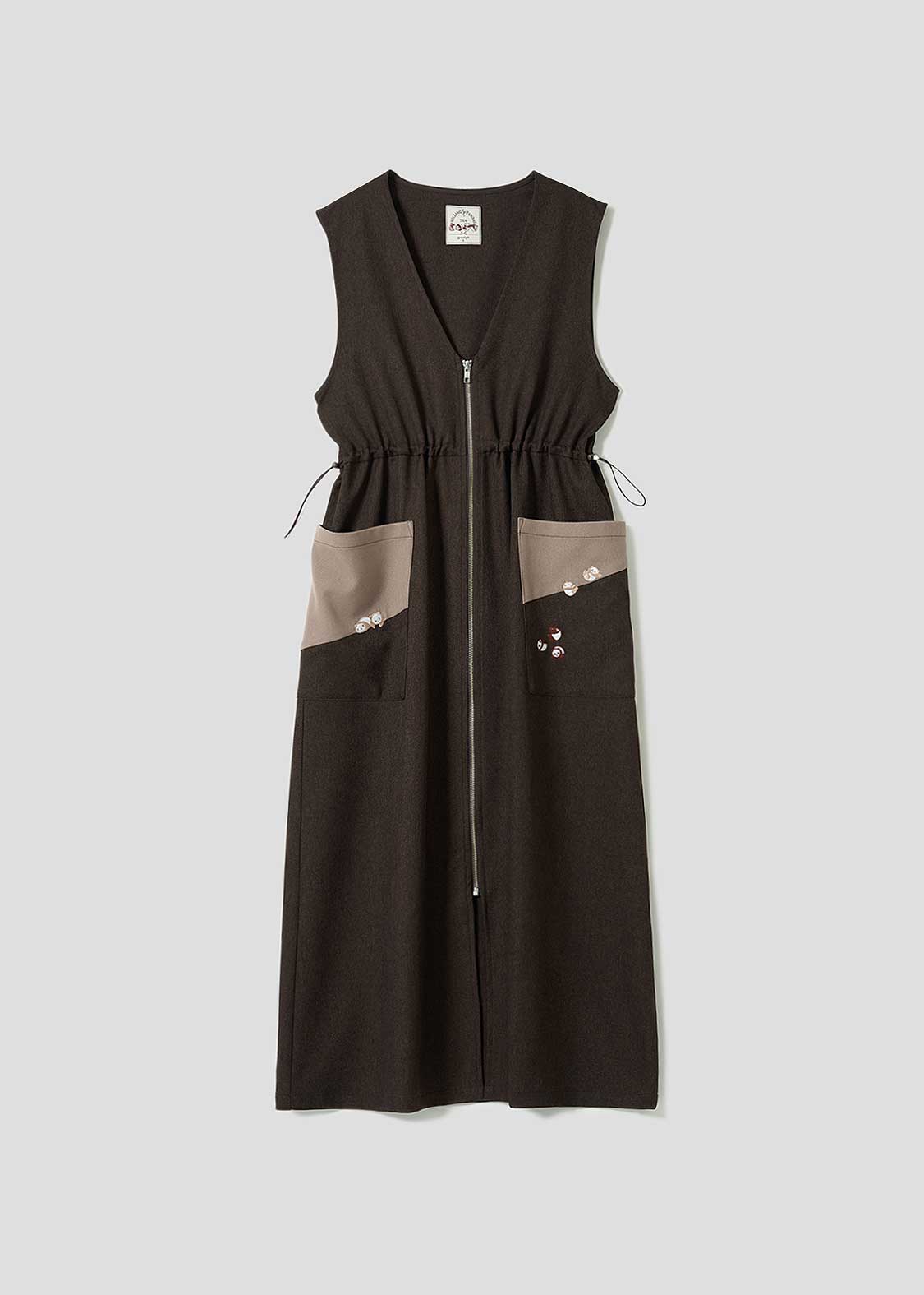 Rolling Pandas Tee | Front Zip Dress