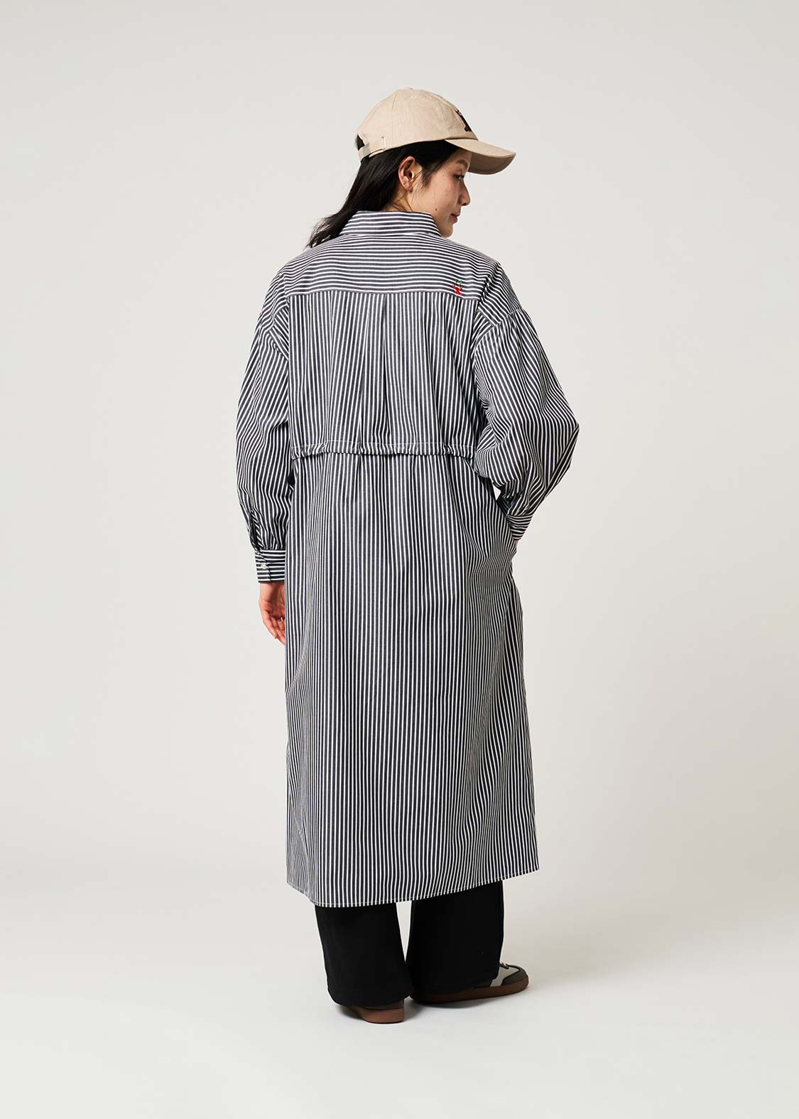 Ikaku Bikkuri Hatena | Striped Shirt Dress - Image 10