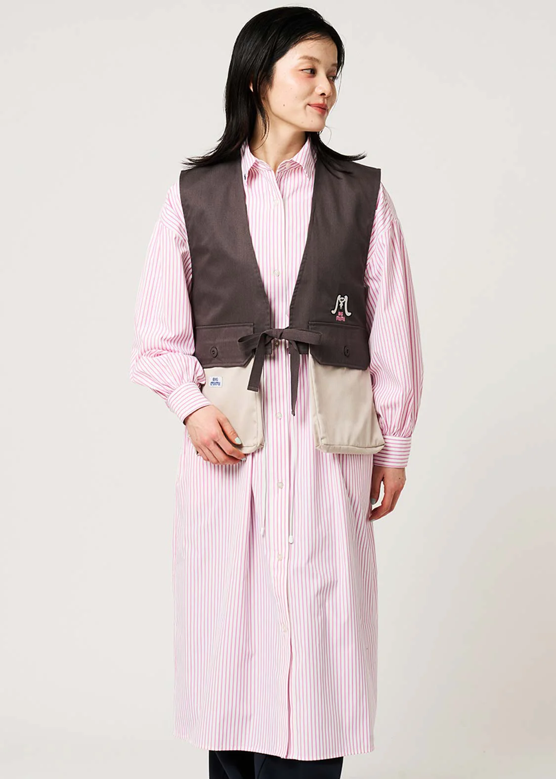 Big Mimi | Striped Shirt Dress - Image 6