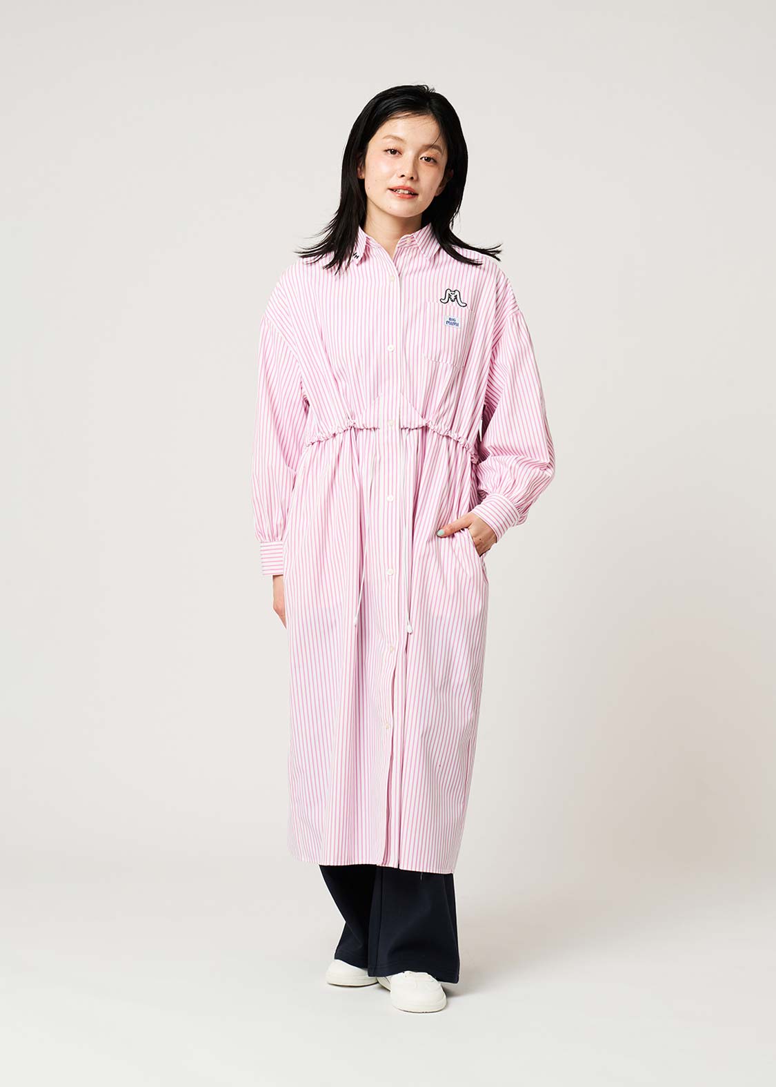 Big Mimi | Striped Shirt Dress - Image 8