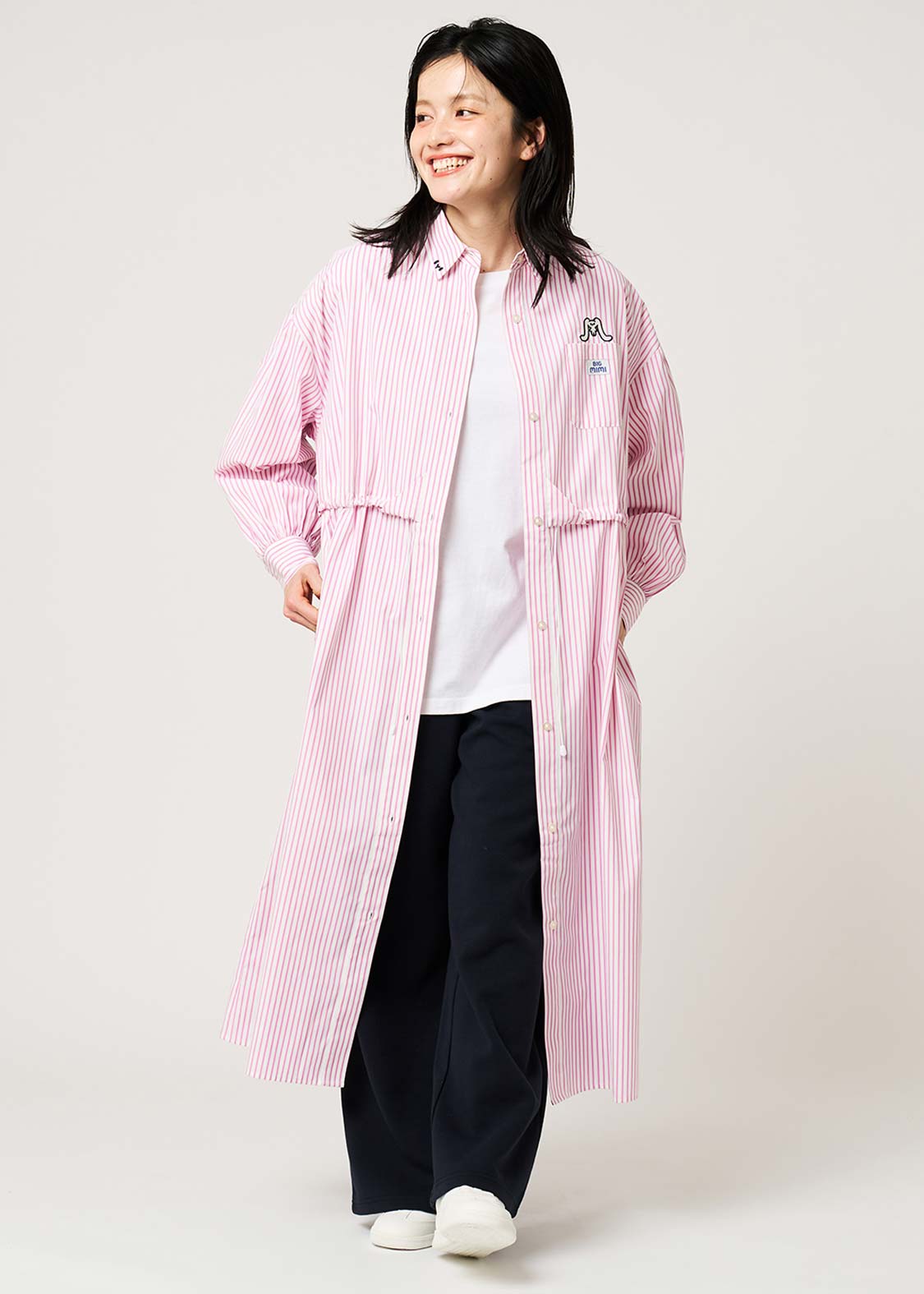 Big Mimi | Striped Shirt Dress - Image 9