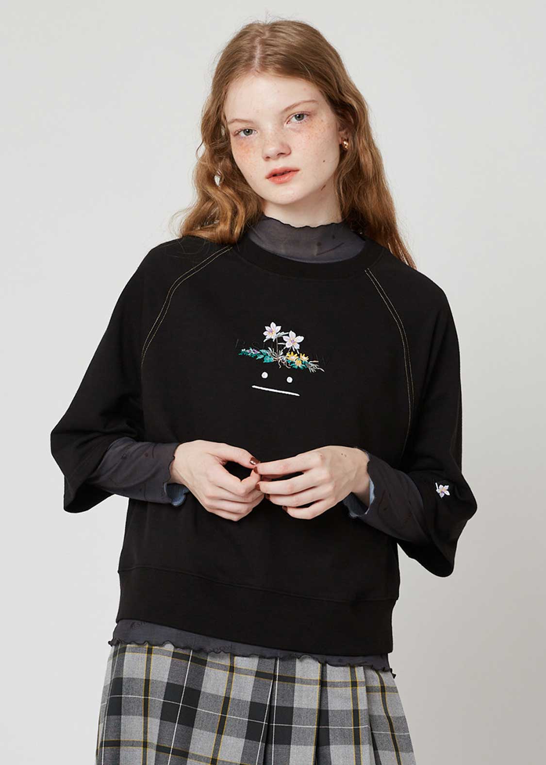 Beautiful Shadow Gentlemen | 3/4 Sleeve Sweatshirt - Image 6
