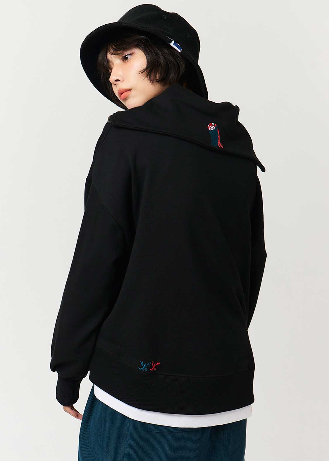 Ikaku Crayfish | Half-Zip Sweatshirt - Image 7