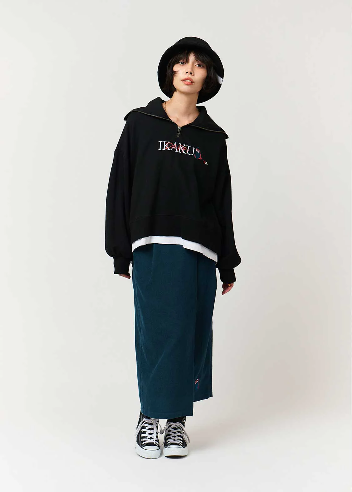 Ikaku Crayfish | Half-Zip Sweatshirt - Image 8