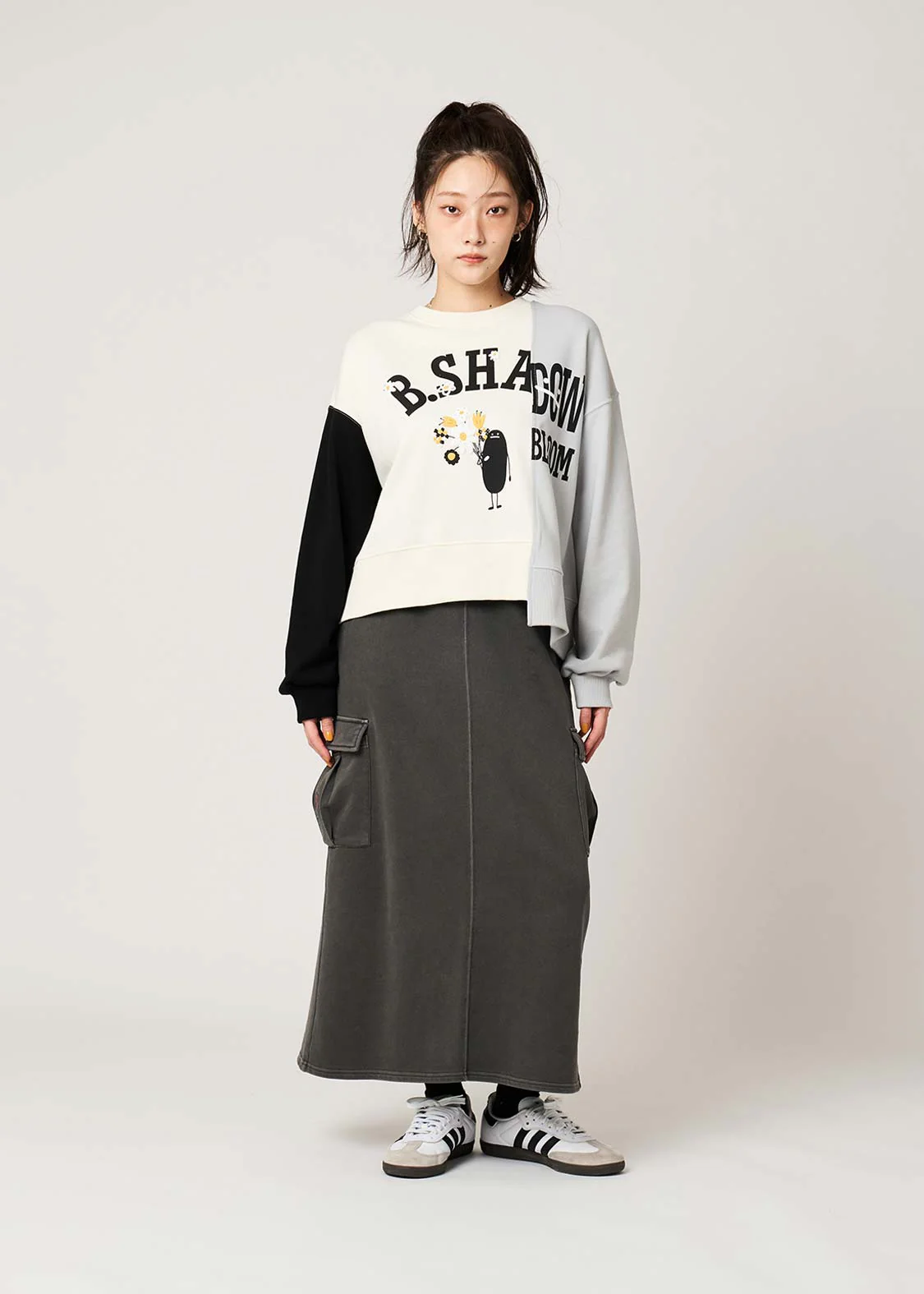Beautiful Shadow Bloom | Fleece-Lined Sweatshirt - Image 8