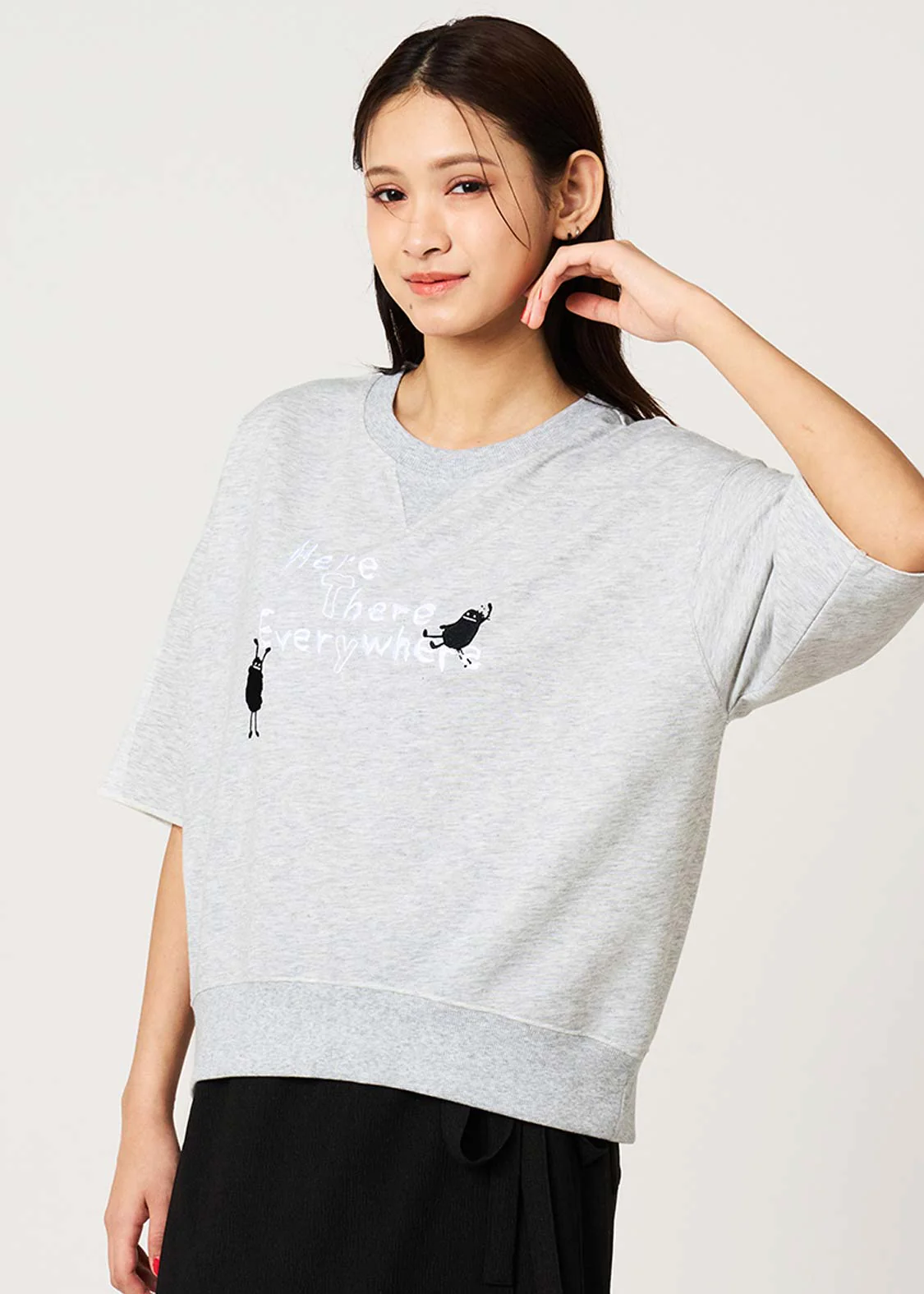 Beautiful Shadow Playful Paint | Short Sleeve Sweatshirt - Image 6