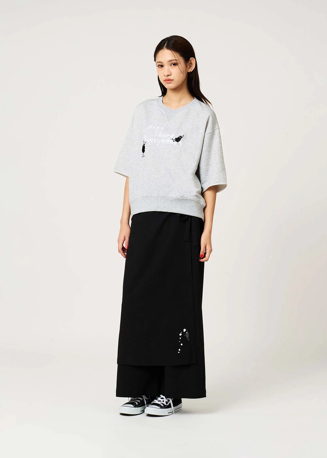 Beautiful Shadow Playful Paint | Short Sleeve Sweatshirt - Image 8