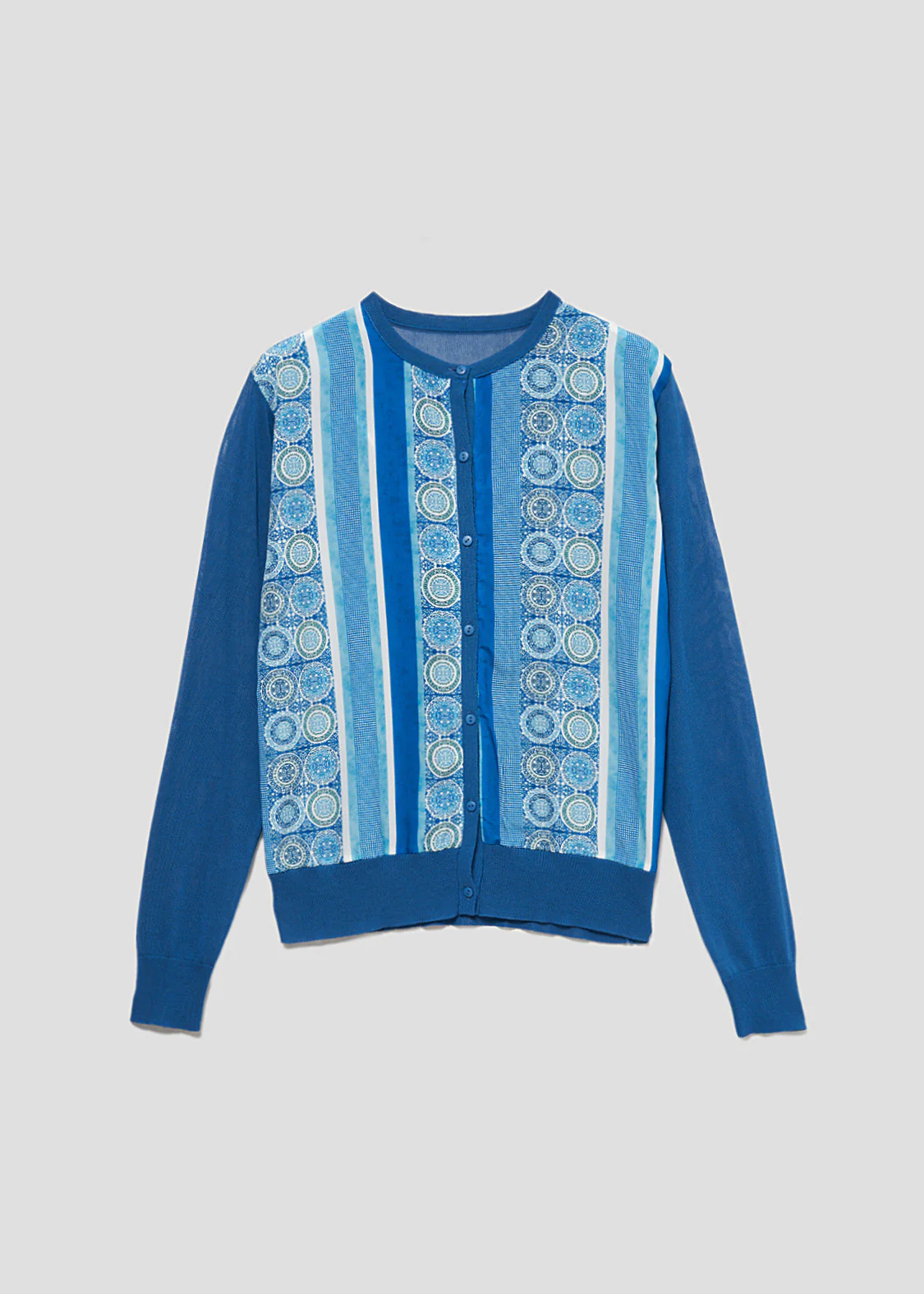 Sheer Long Sleeve Cardigan (Nostalgic Pottery) - Image 8