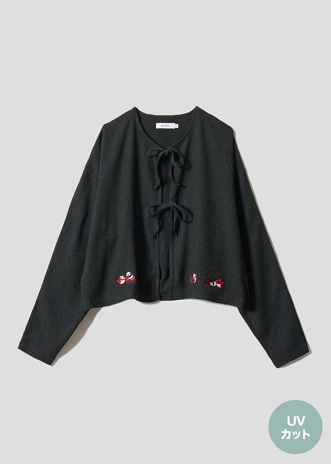 Rolling Panda'S Donuts | Ribbon Cardigan