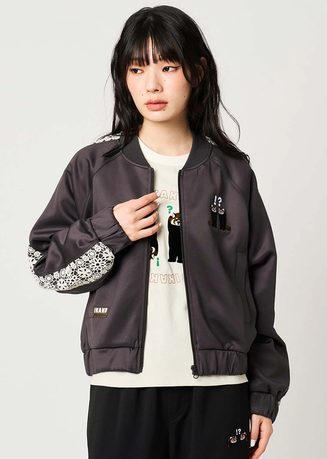 Ikaku Bikkuri Hatena | Lace Short Blouson - Image 6