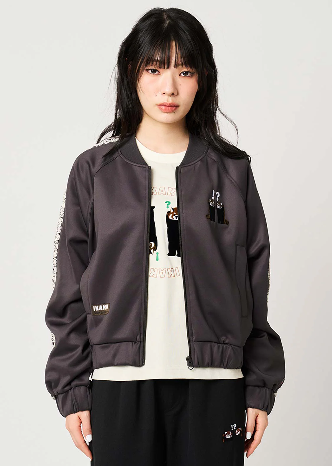 Ikaku Bikkuri Hatena | Lace Short Blouson - Image 9