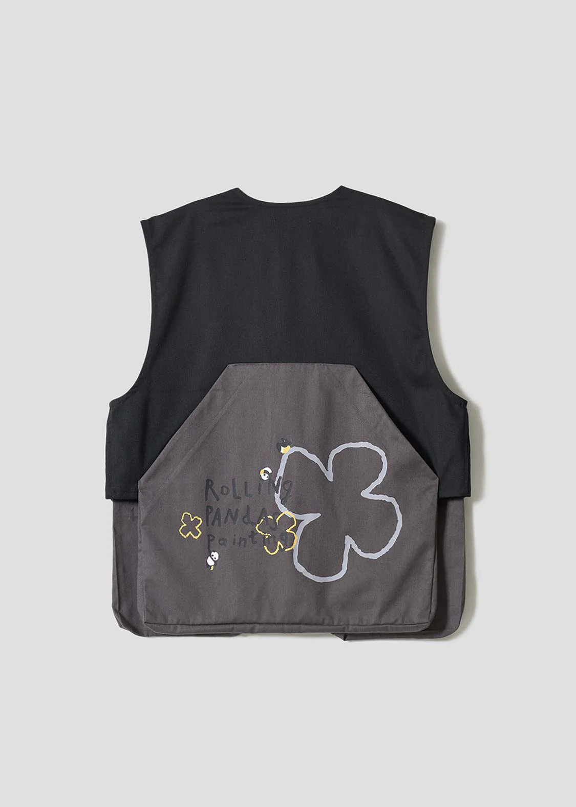 Rolling Pandas Painting | Big Pocket Vest - Image 2