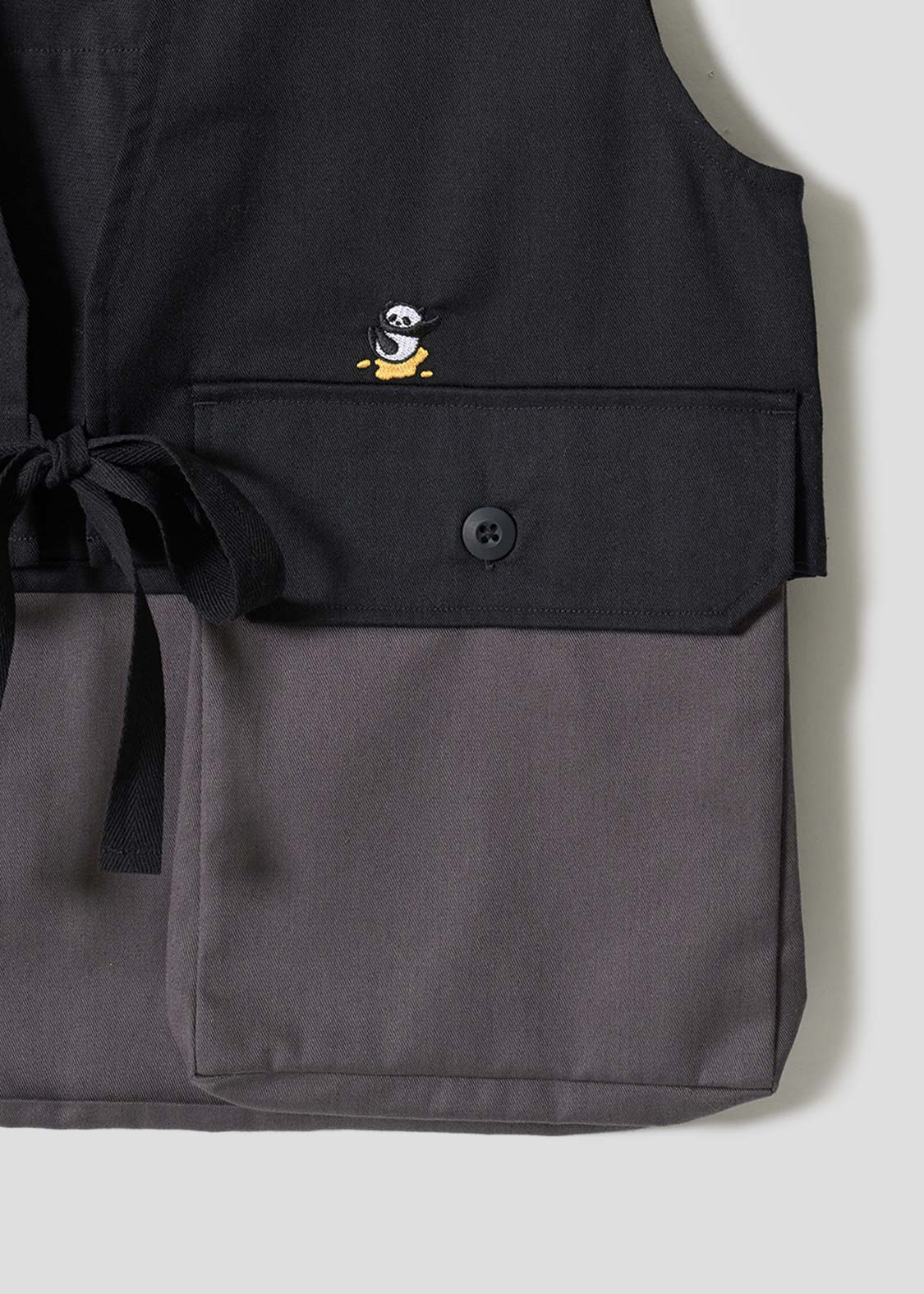 Rolling Pandas Painting | Big Pocket Vest - Image 3