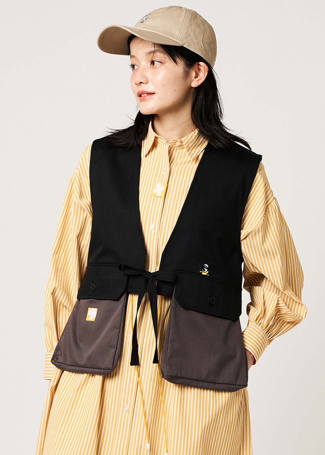 Rolling Pandas Painting | Big Pocket Vest - Image 6