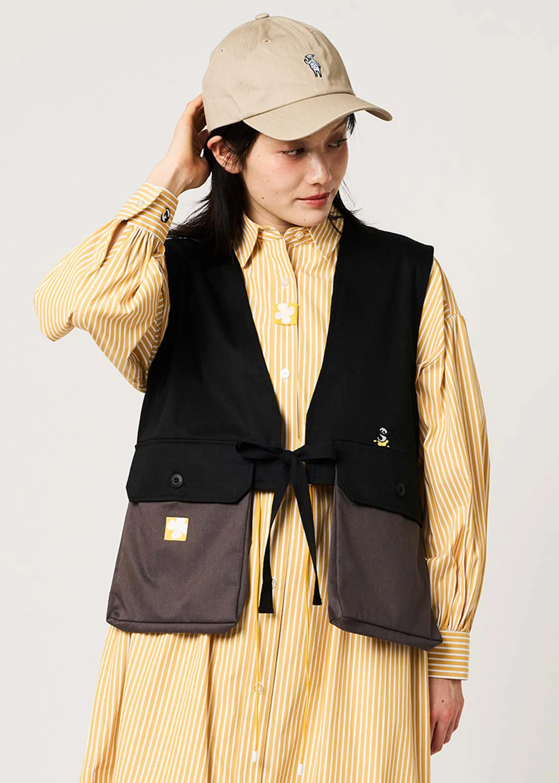 Rolling Pandas Painting | Big Pocket Vest - Image 7