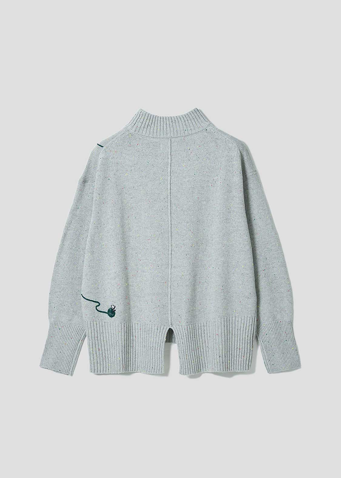 Rolling Pandas Kate | Coloured Nep High Neck Knit - Image 2