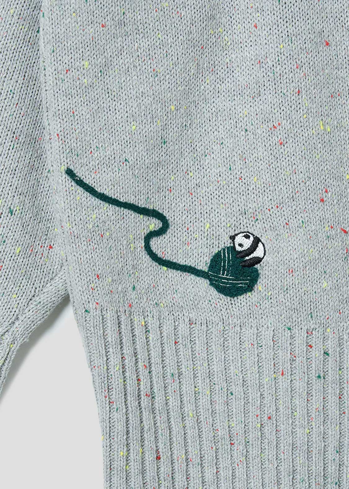 Rolling Pandas Kate | Coloured Nep High Neck Knit - Image 4