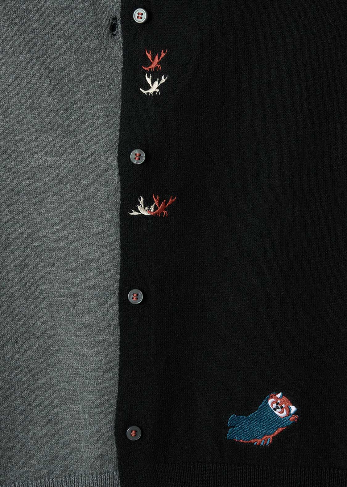 Ikaku Crayfish | Collared Knit Cardigan - Image 4