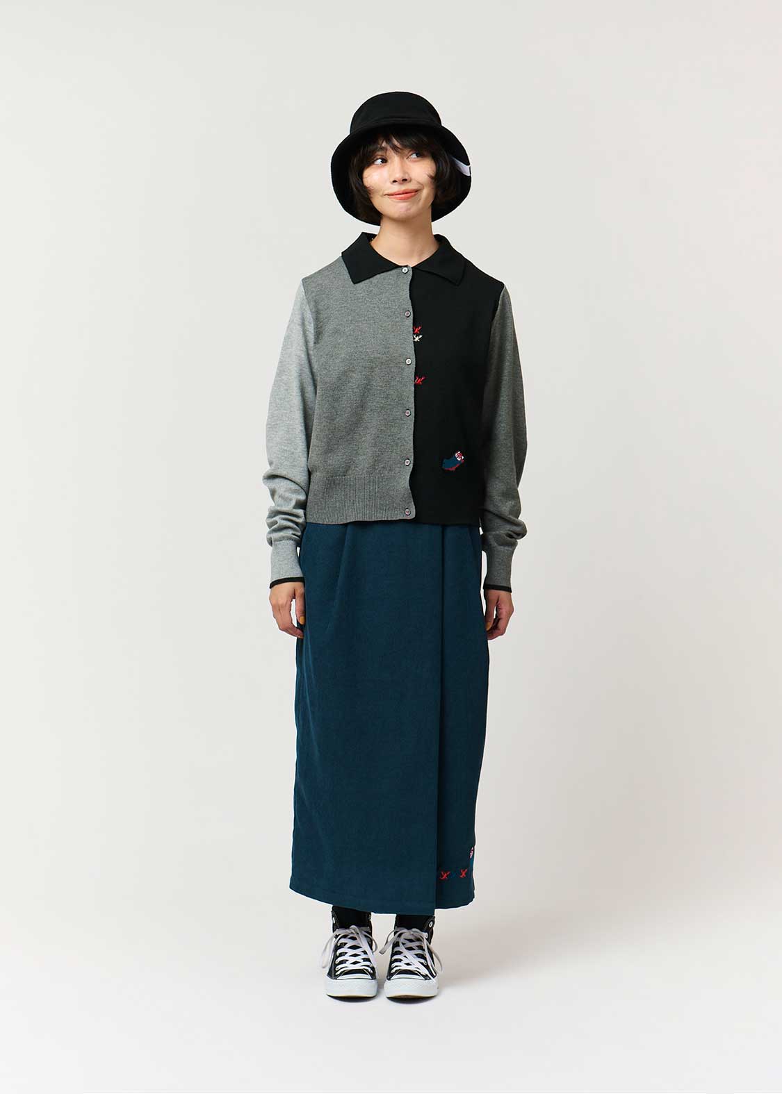 Ikaku Crayfish | Collared Knit Cardigan - Image 8