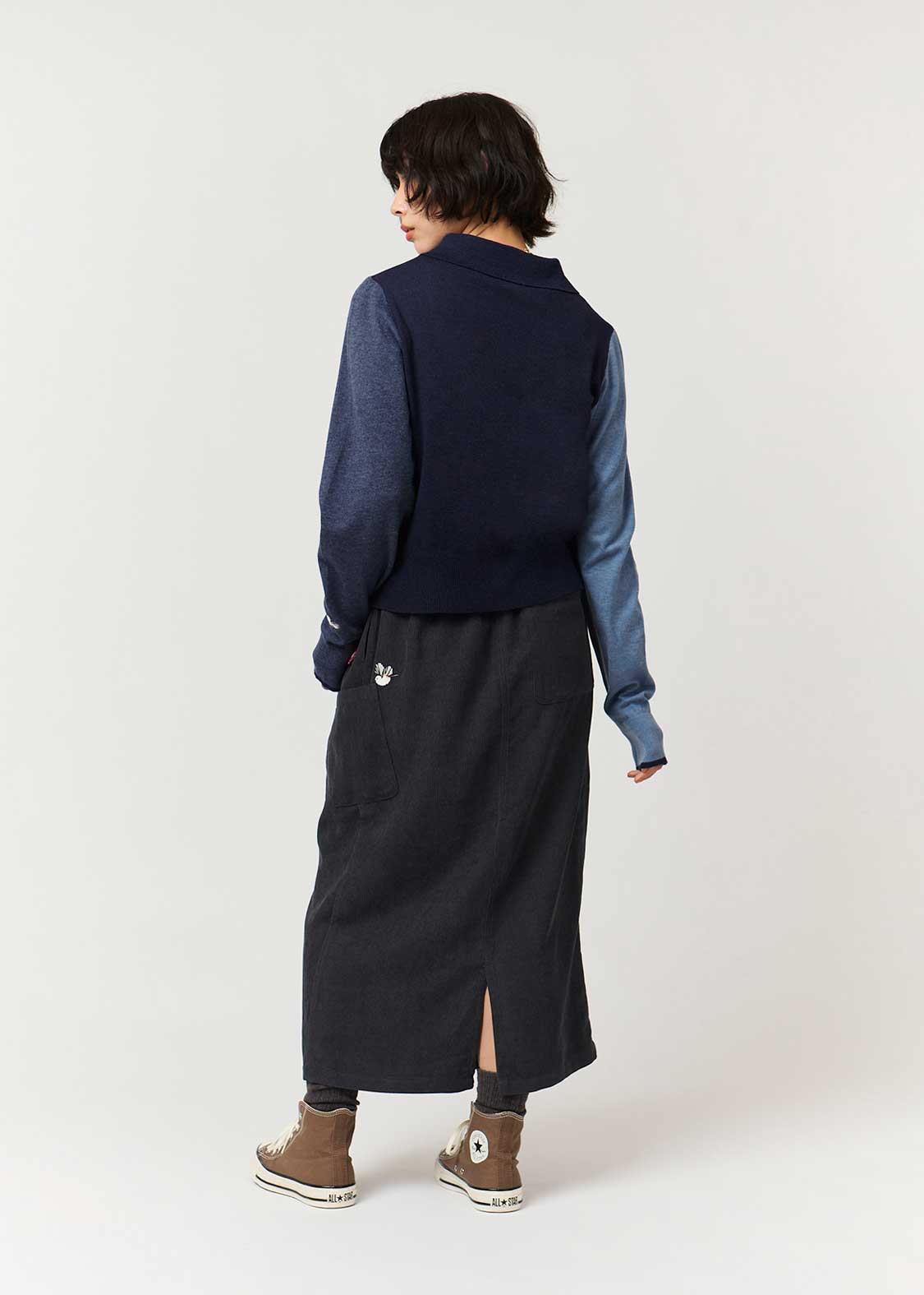 Long-Tailed Tit | Collared Knit Cardigan - Image 10