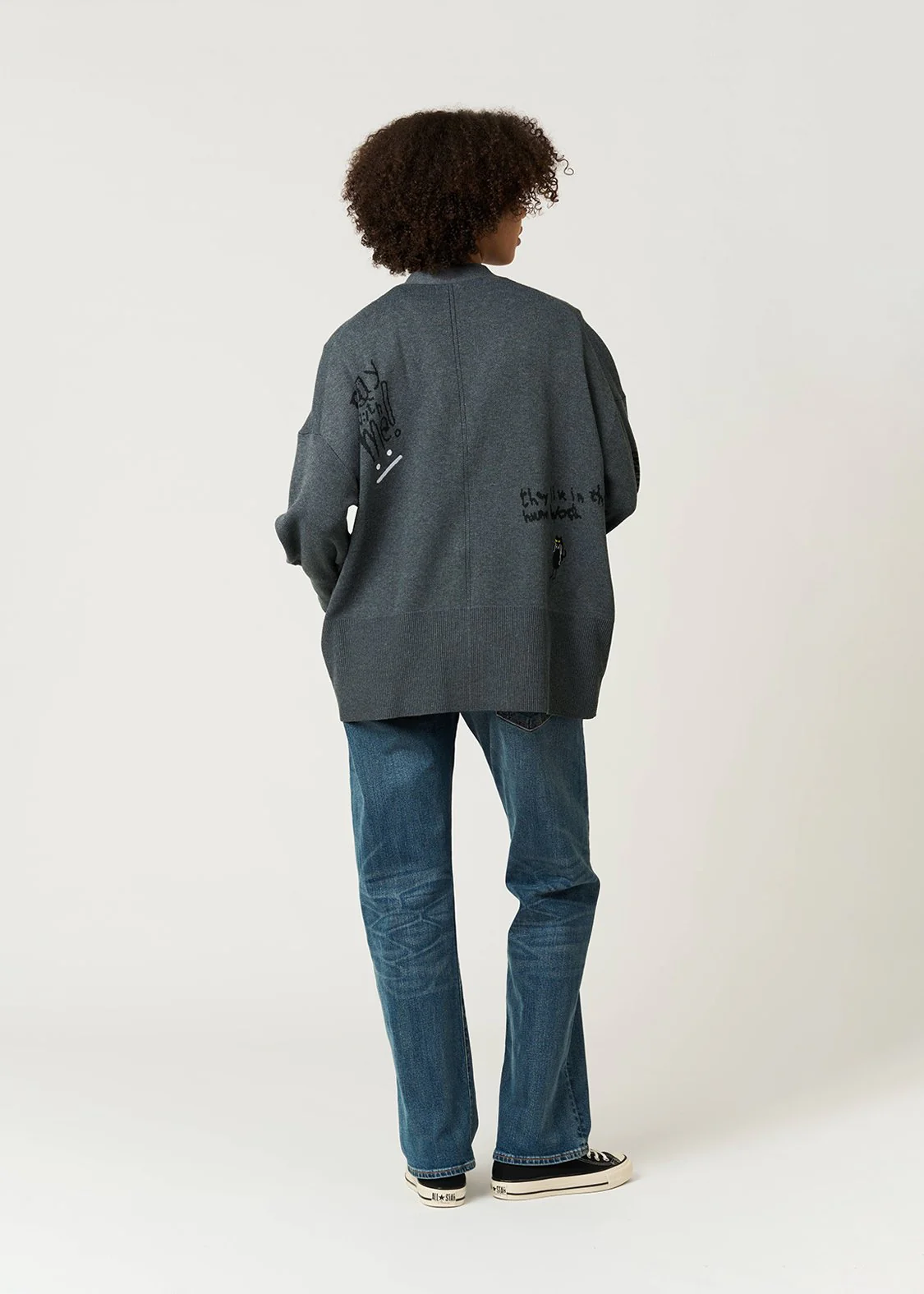 Neko Kaburi Beautiful Shadow | V-Neck Knit Cardigan - Image 10