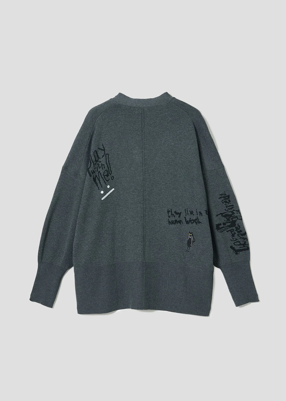 Neko Kaburi Beautiful Shadow | V-Neck Knit Cardigan - Image 2