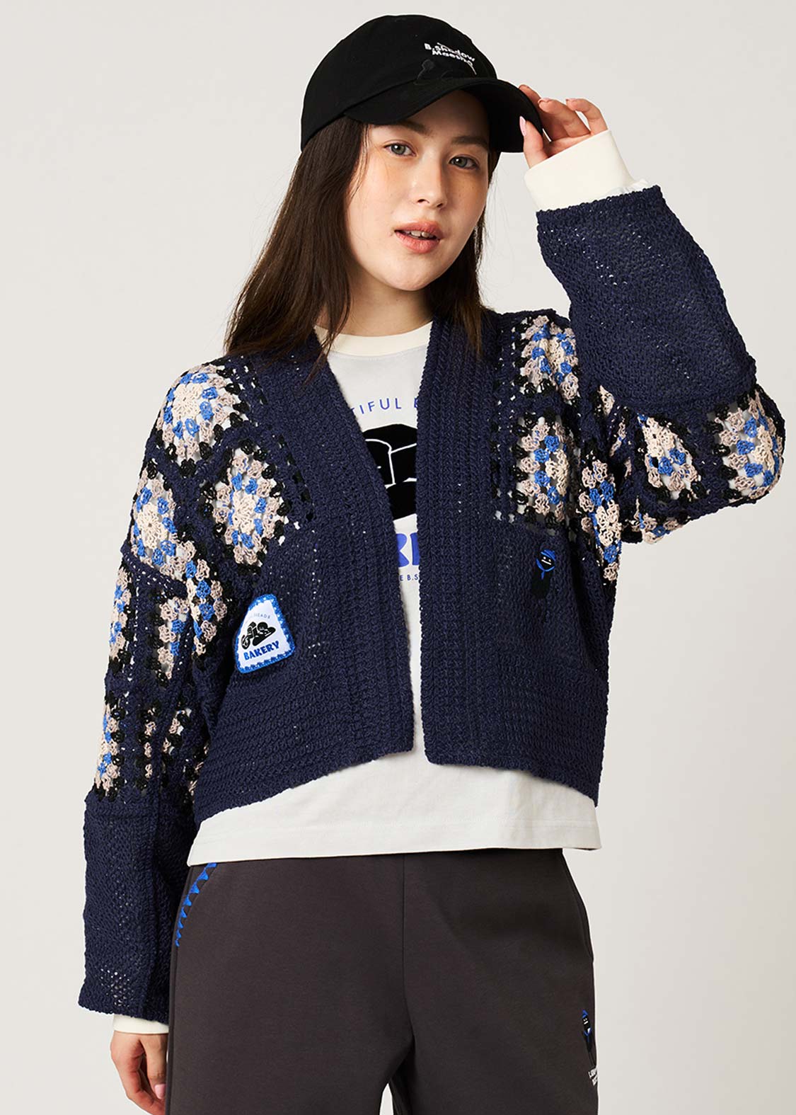 Beautiful Shadow Bakery | Crochet Short Knit Cardigan - Image 6