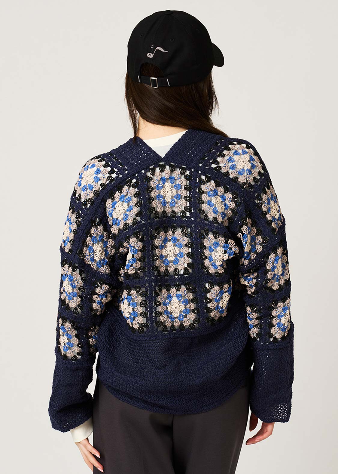 Beautiful Shadow Bakery | Crochet Short Knit Cardigan - Image 7