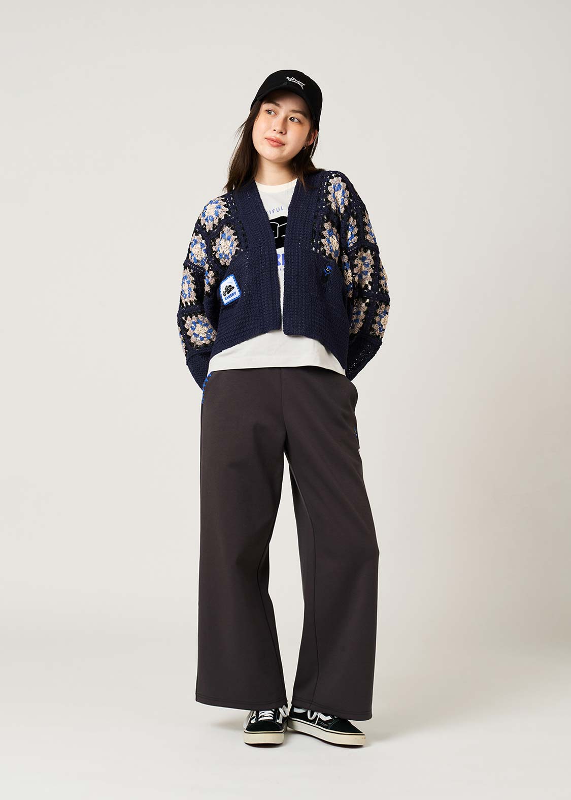 Beautiful Shadow Bakery | Crochet Short Knit Cardigan - Image 8