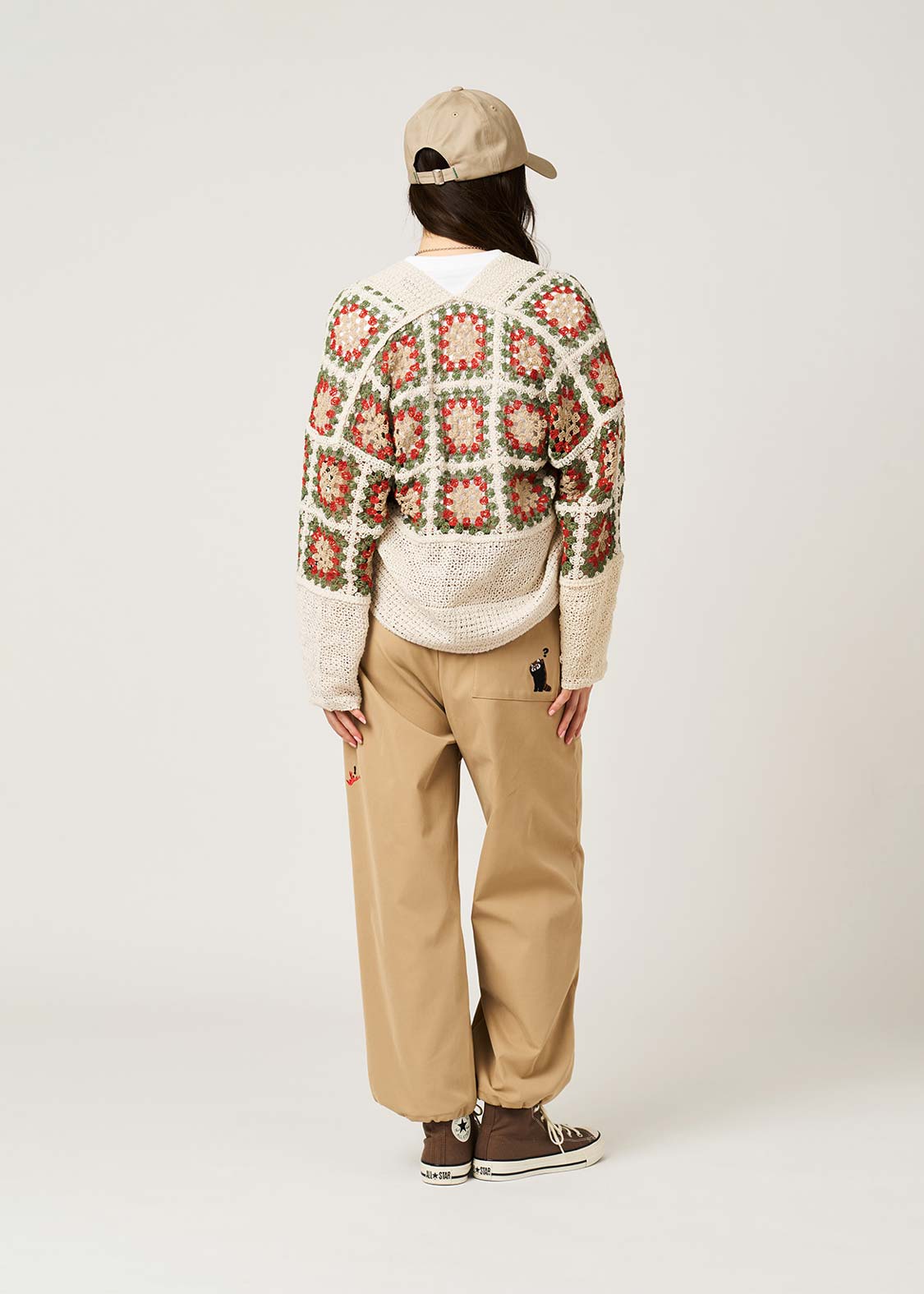 Ikaku Bikkuri Hatena | Crochet Short Knit Cardigan - Image 10