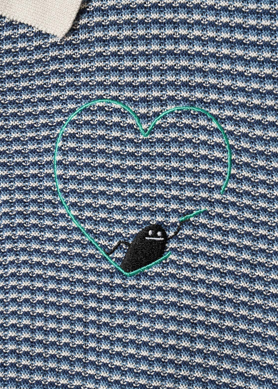 Magic Paint Beautiful Shadow | Knit Polo Shirt - Image 3