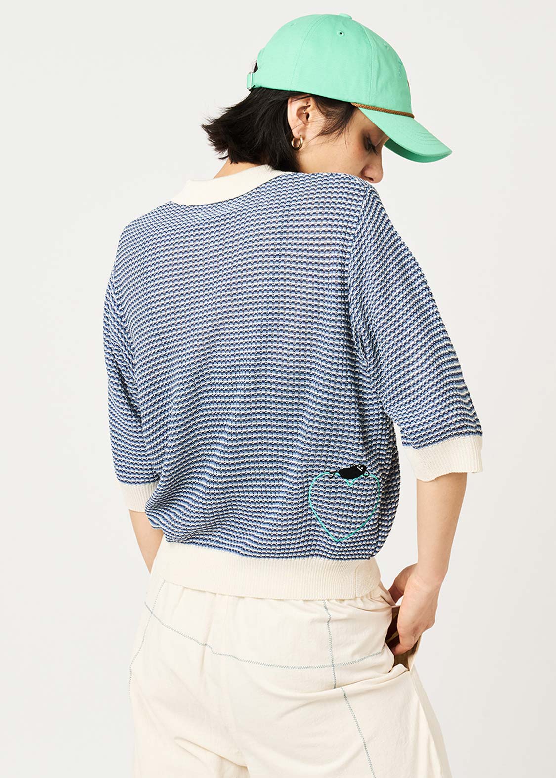 Magic Paint Beautiful Shadow | Knit Polo Shirt - Image 7