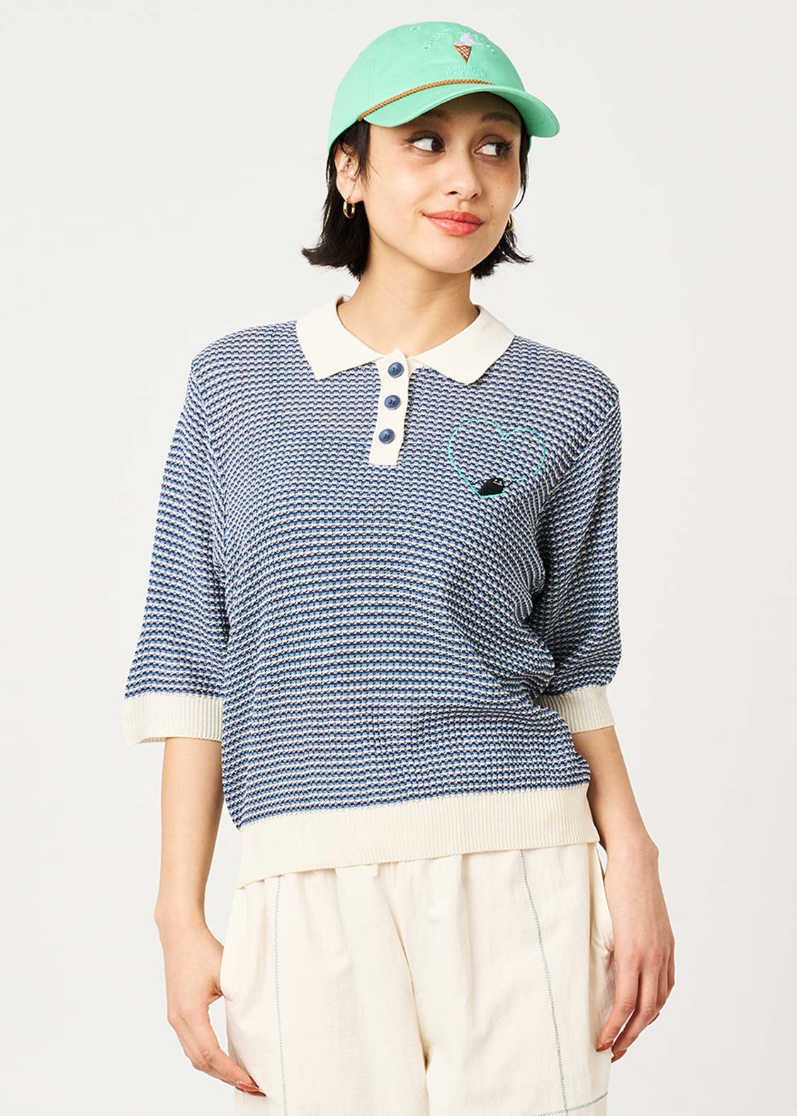 Magic Paint Beautiful Shadow | Knit Polo Shirt - Image 9