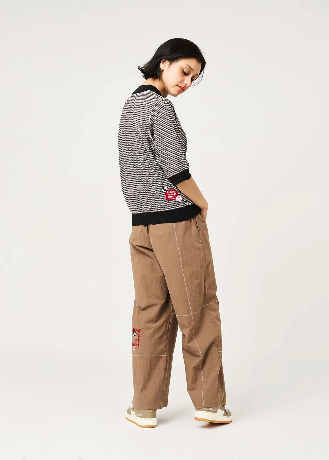 Rolling Panda'S Donuts | Knit Polo Shirt - Image 10