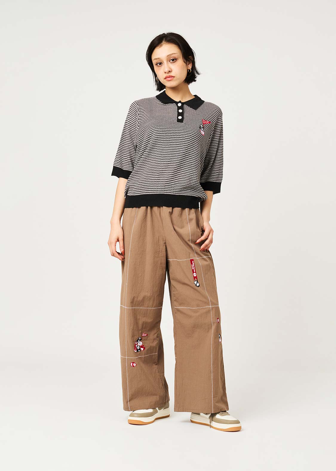 Rolling Panda'S Donuts | Knit Polo Shirt - Image 8