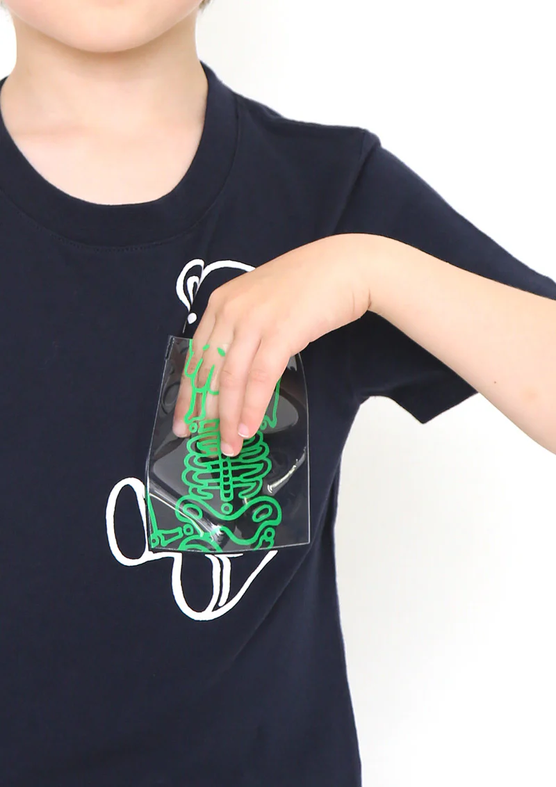 Clear Pocket Short Sleeve Tee (X Ray CB) - Image 6