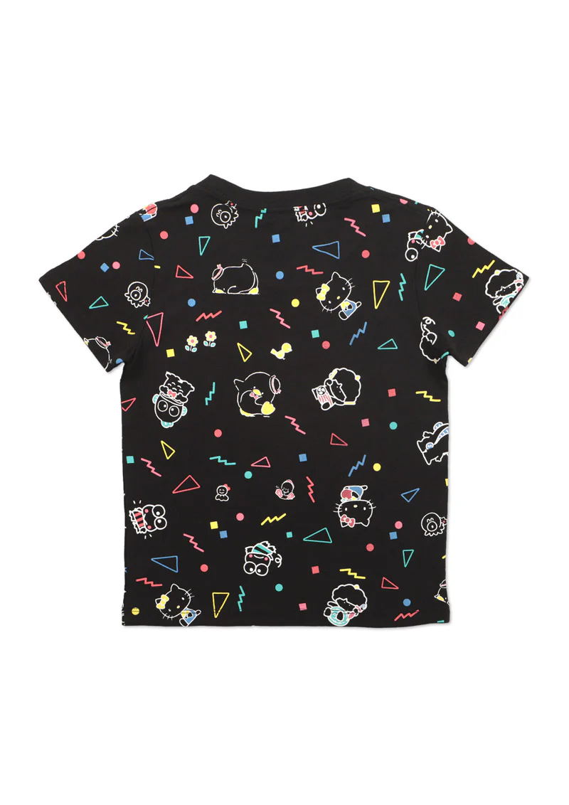 Sanrio characters Short Sleeve Tee (Sanrio characters_Neon Pattern) - Image 4