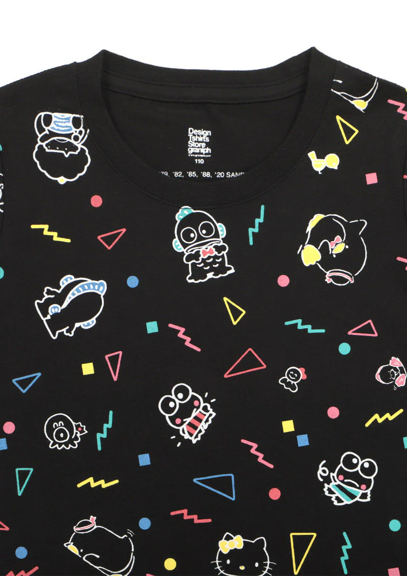 Sanrio characters Short Sleeve Tee (Sanrio characters_Neon Pattern) - Image 5