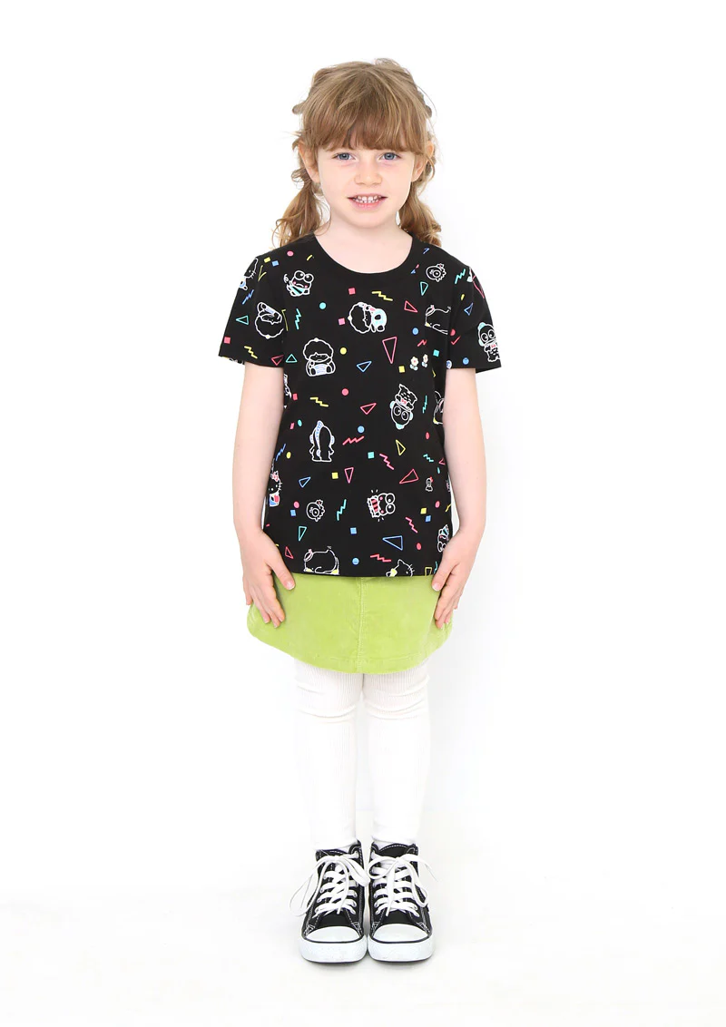 Sanrio characters Short Sleeve Tee (Sanrio characters_Neon Pattern) - Image 7