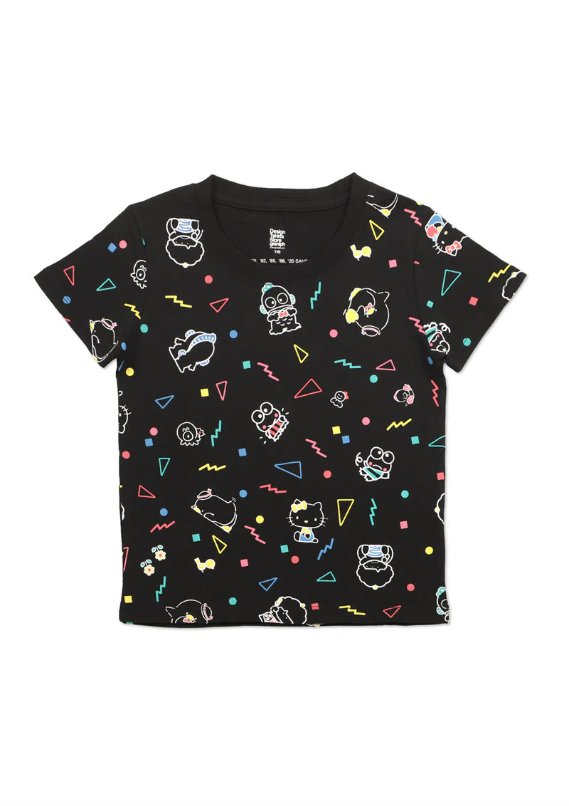 Sanrio characters Short Sleeve Tee (Sanrio characters_Neon Pattern) - Image 8