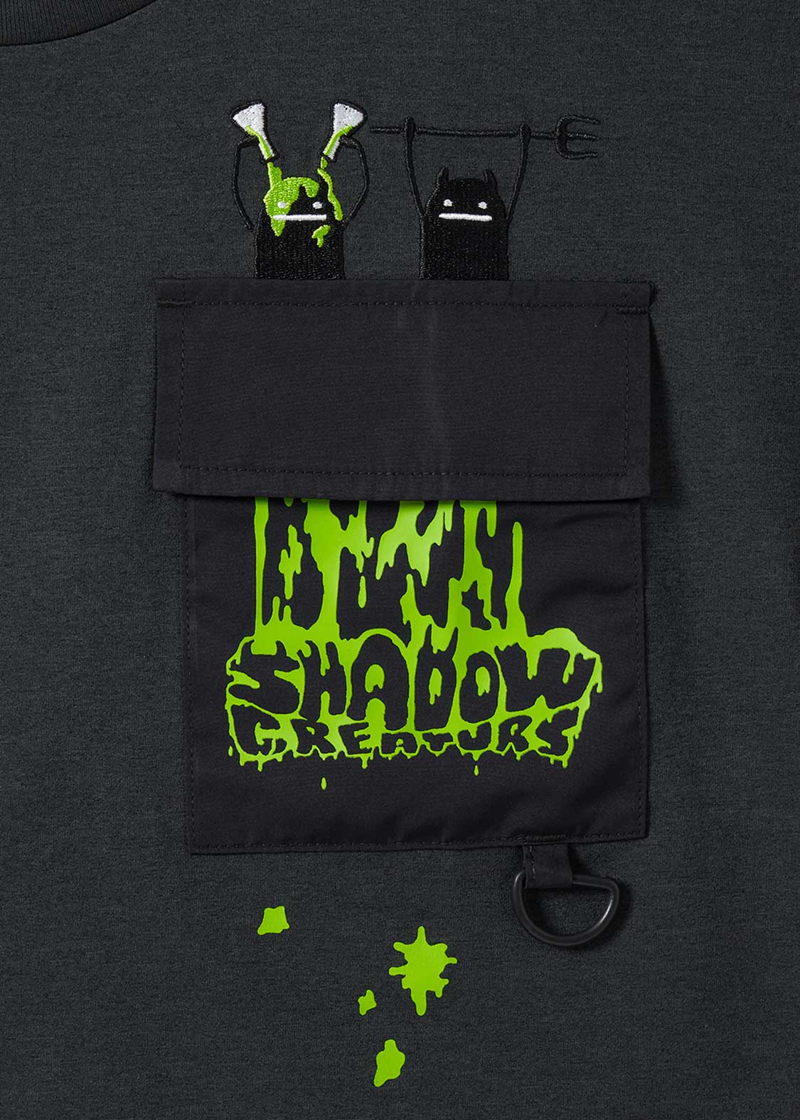Big Pocket Big Silhouette Dry Short Sleeve Tee (Beautiful Shadow Creature) - Kids - Image 4