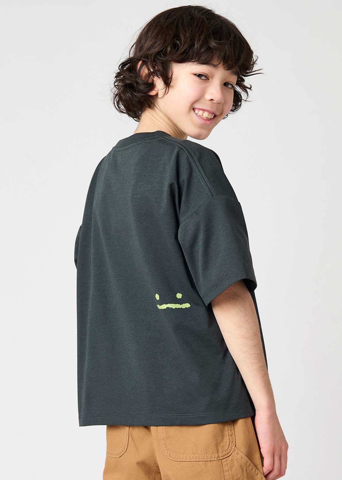 Big Pocket Big Silhouette Dry Short Sleeve Tee (Beautiful Shadow Creature) - Kids - Image 8