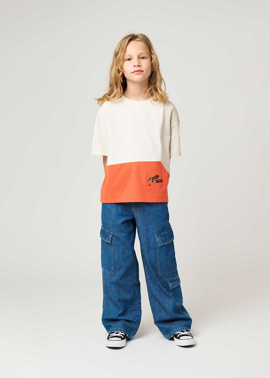 Ikaku | My Home Switching Big Silhouette Kids T-Shirt - Image 10