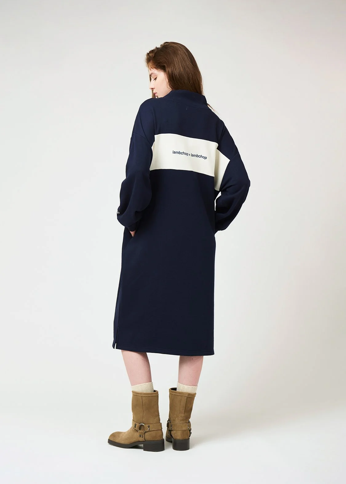 Half Zip Sweat One-Piece (Lamb Chop Skate) - Image 10