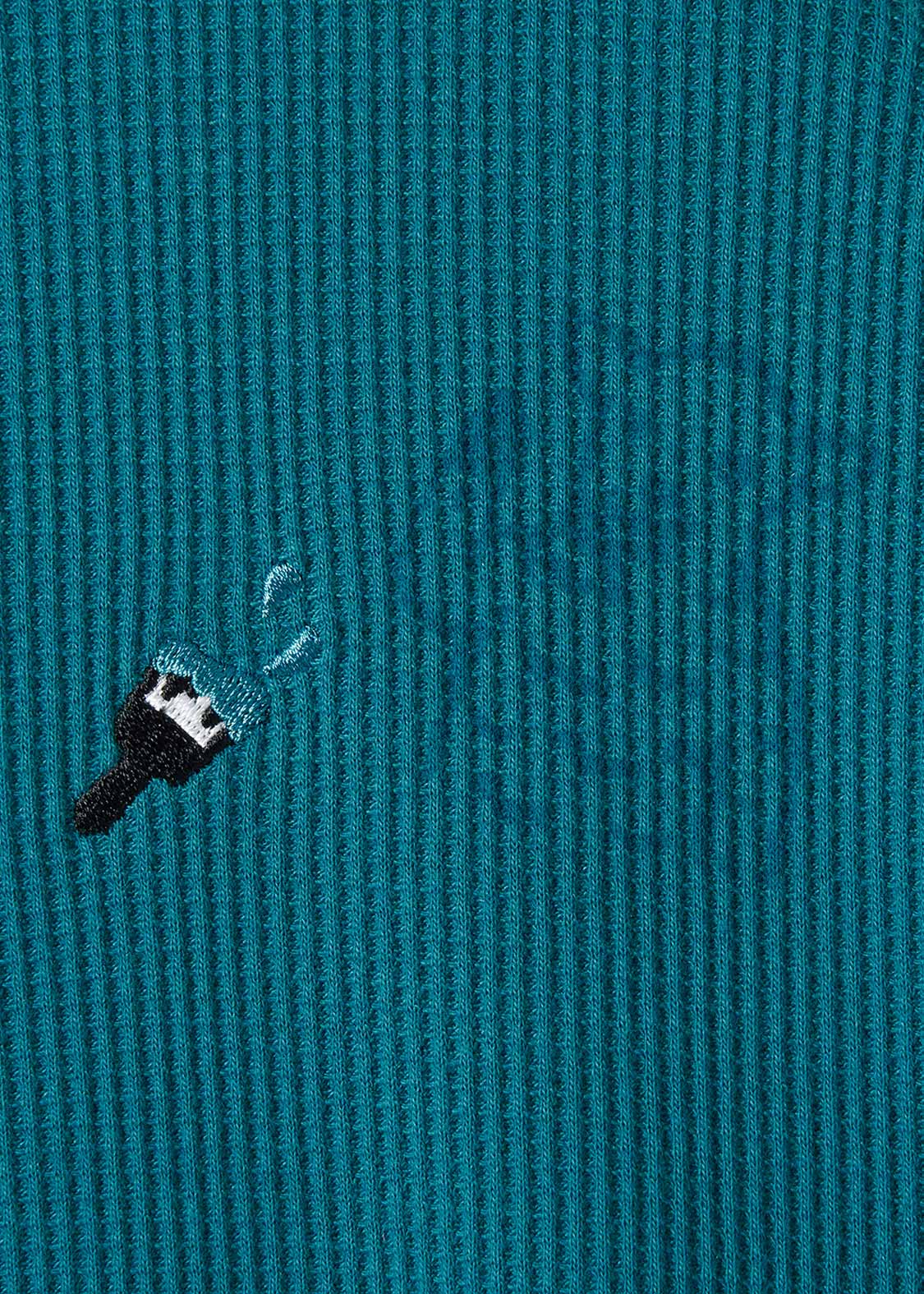 Waffle Long Sleeve One-Piece (Lamb Chop painting) - Image 6