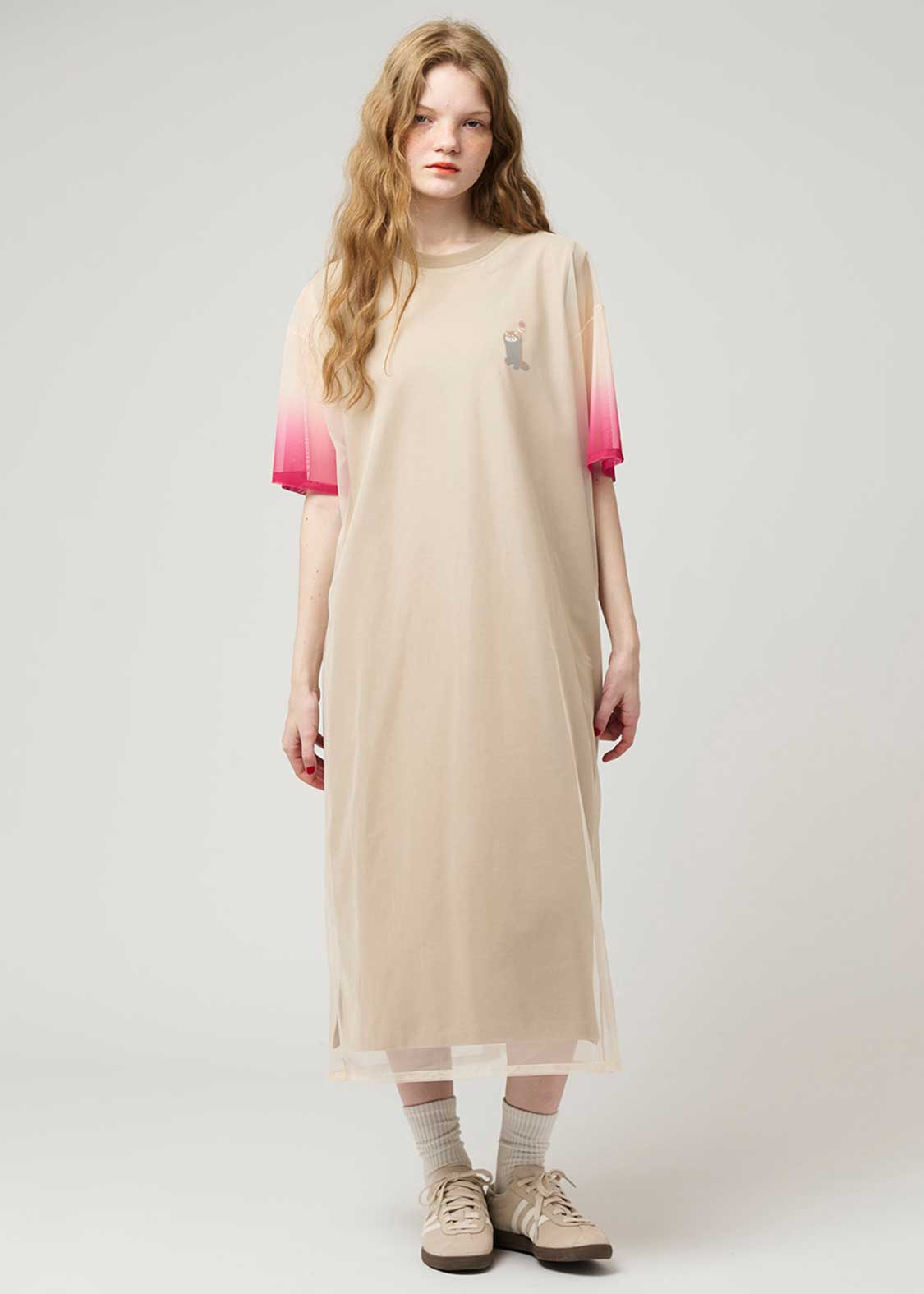 Sheer Layered Short Sleeve One-Piece (Ikaku Yummy Dance) - Image 10