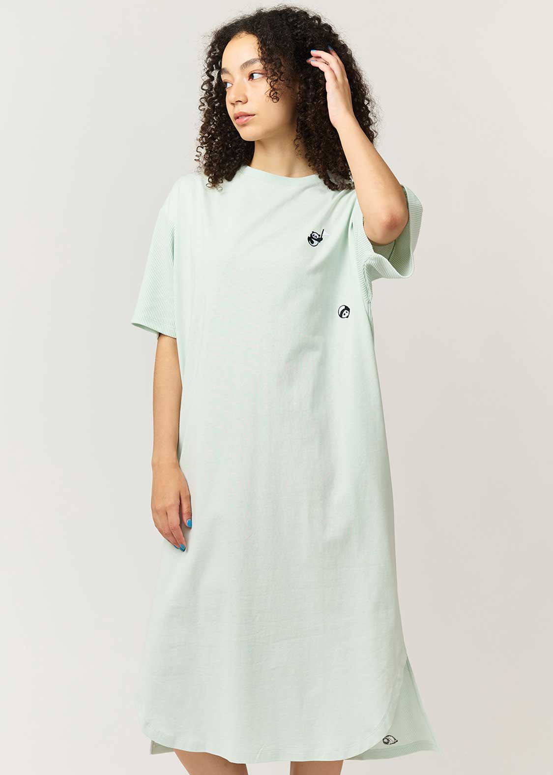 Rolling Pandas Symbolic | Back Waffle Dress - Image 6