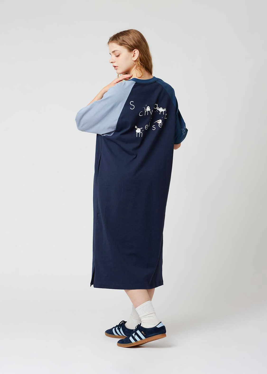 Shimaenaga | Crazy Raglan Dress - Image 10
