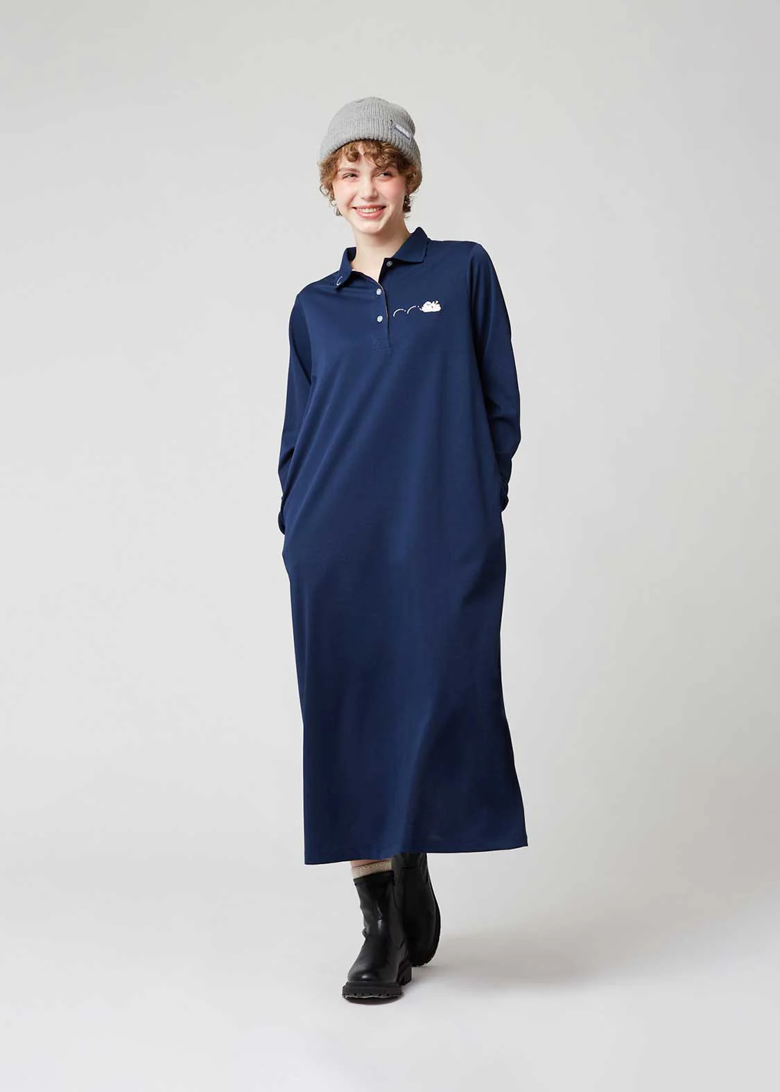 Shimaenaga | Polo Dress - Image 8